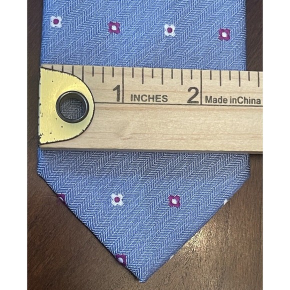 Cedar Woodstate Blue 100% Polyester Men’s Neck Tie Made In China - Picture 4 of 9